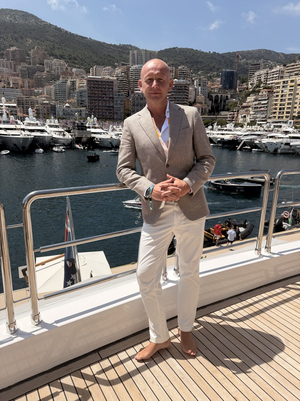 Sam Allcock in Monaco